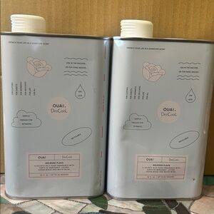 2 pk Vegan Sealed OUAI DedCool Melrose Place Detergent Set - 60 washes each